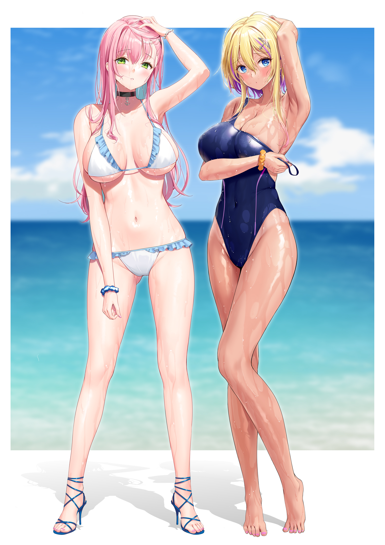 Silveroid Azur Lane Marblehead Azur Lane Memphis Azur Lane Bikini